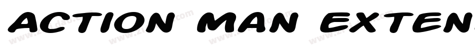 Action Man Extended字体转换